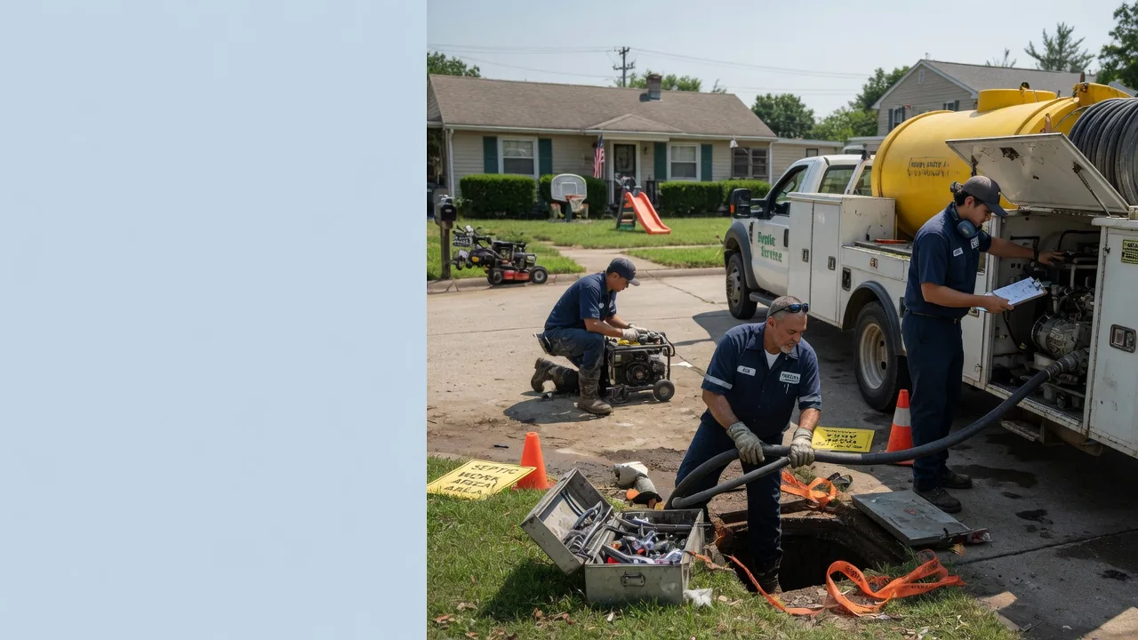 Septic Tank Pumping in Ellinger, TX near me